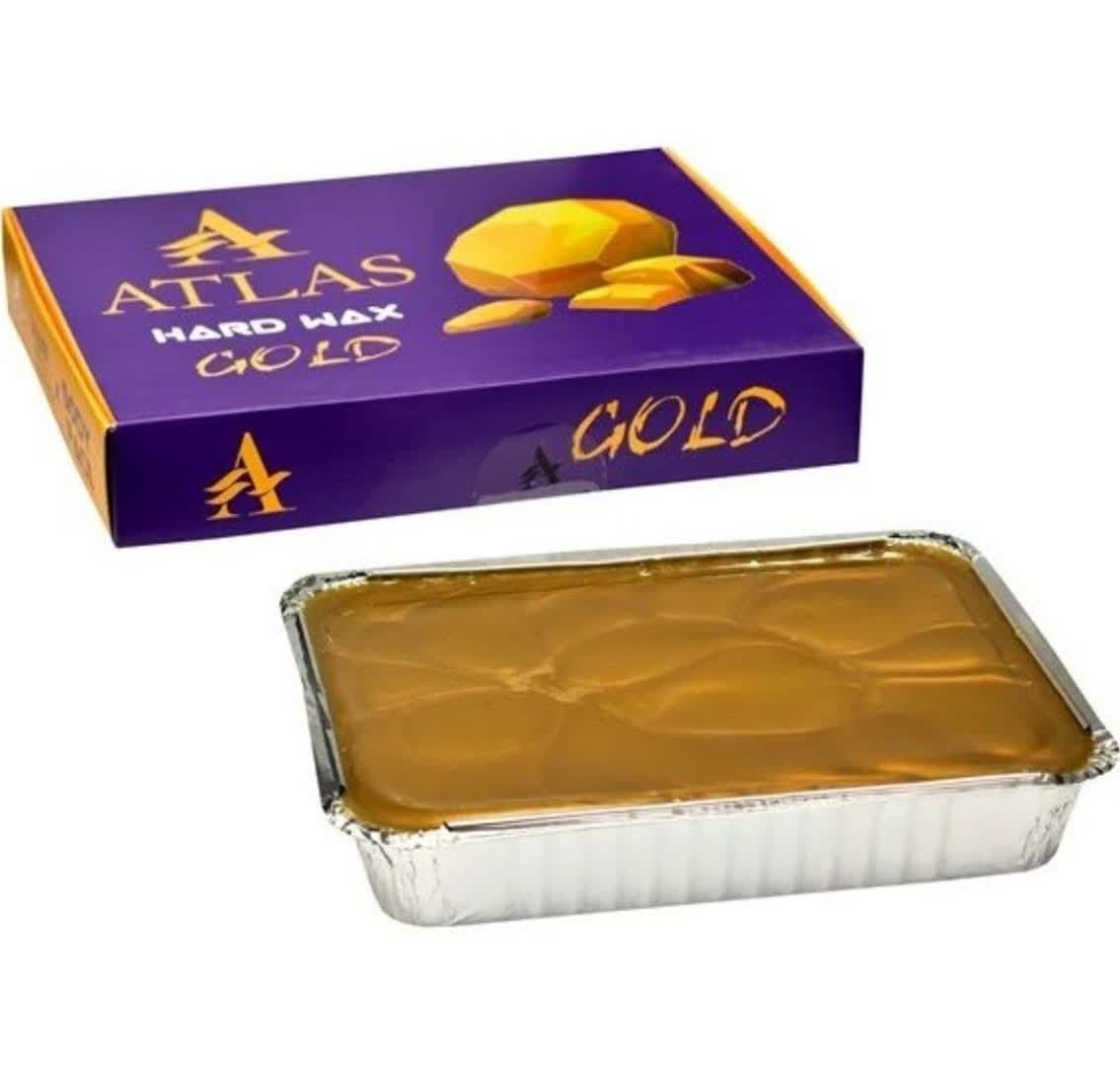 شمع اطلس نیم کیلویی طلایی (گلد)
